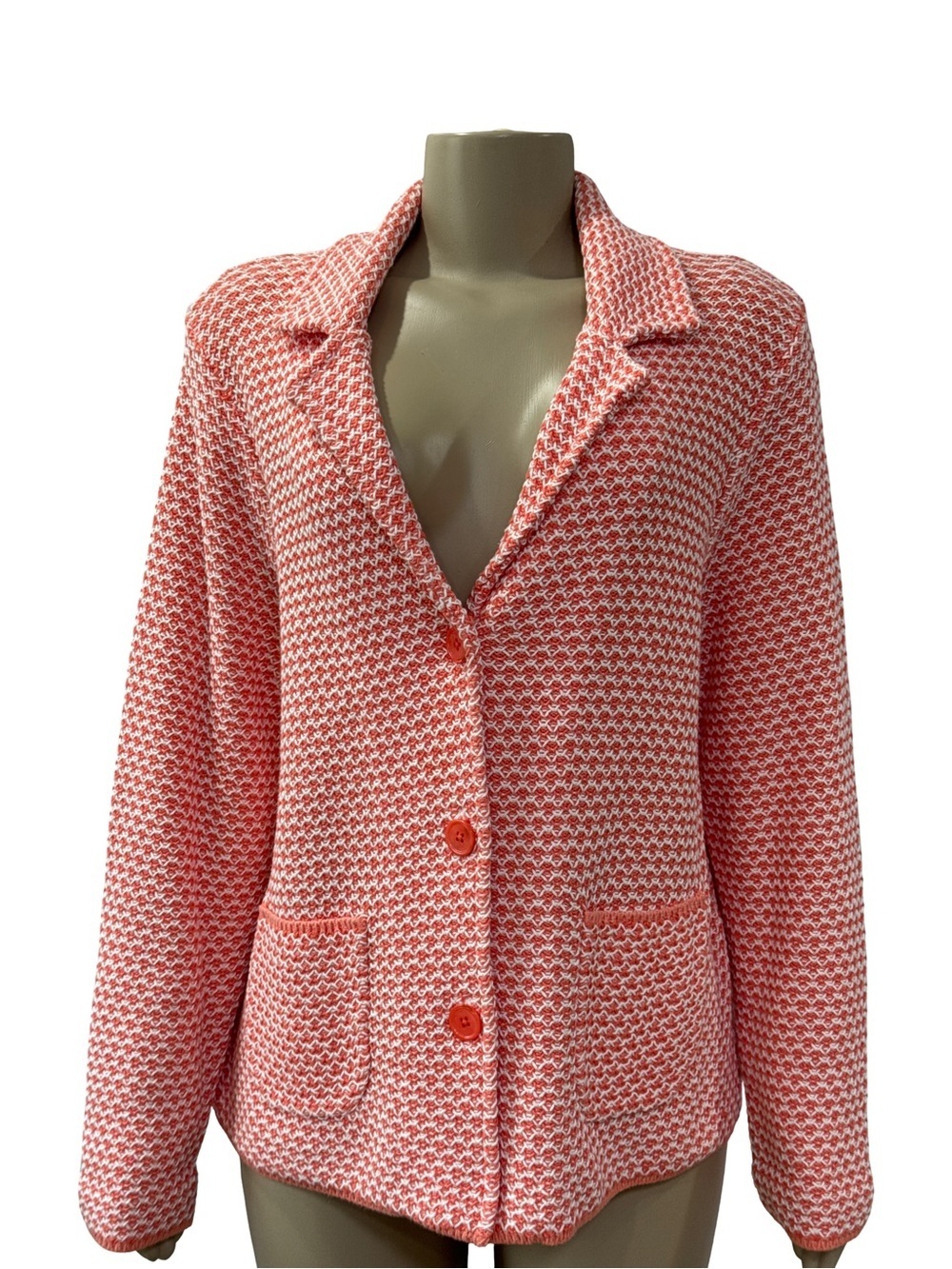Rabe Coral Knit Blazer Jacket